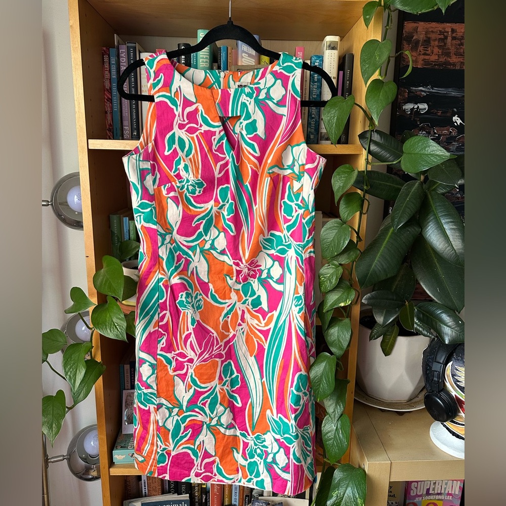 Vibrant Floral Shift Dress
